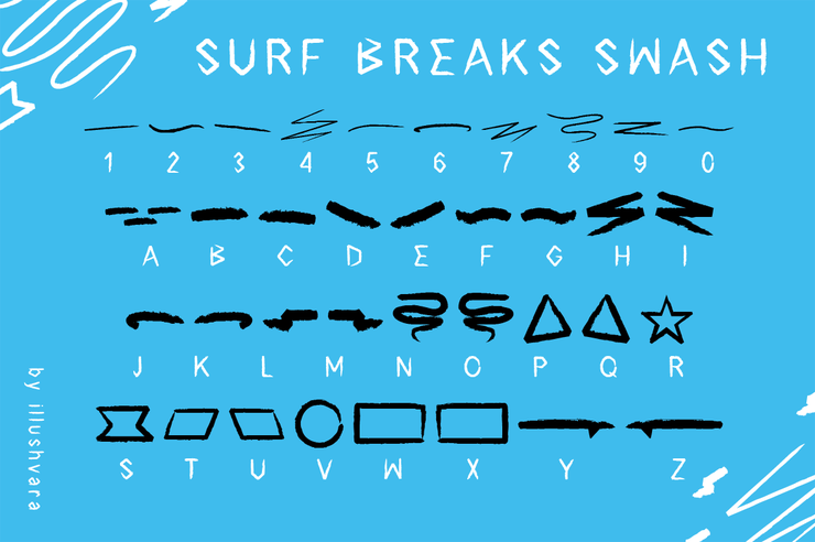 Surf Breaks Swash字体 1