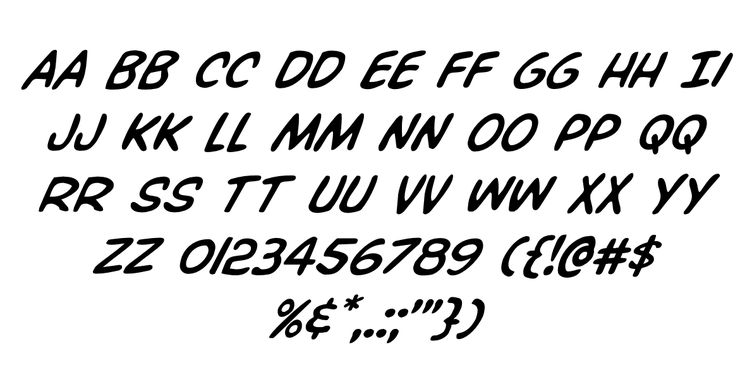 Overstreet Bible字体 1