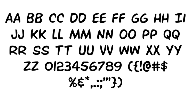 Overstreet Bible字体 3
