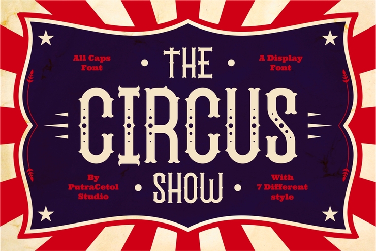 The Circus Show字体 1
