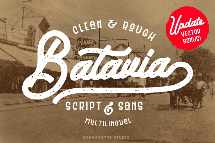 Batavia Sans Clean字体 1