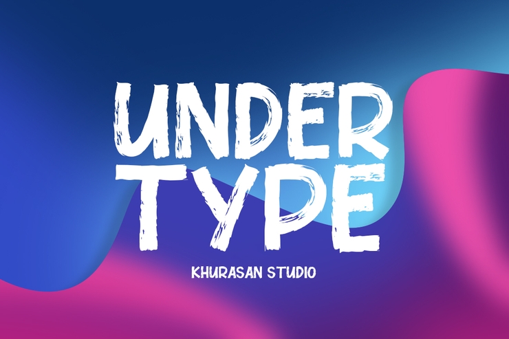 Under Type字体 1