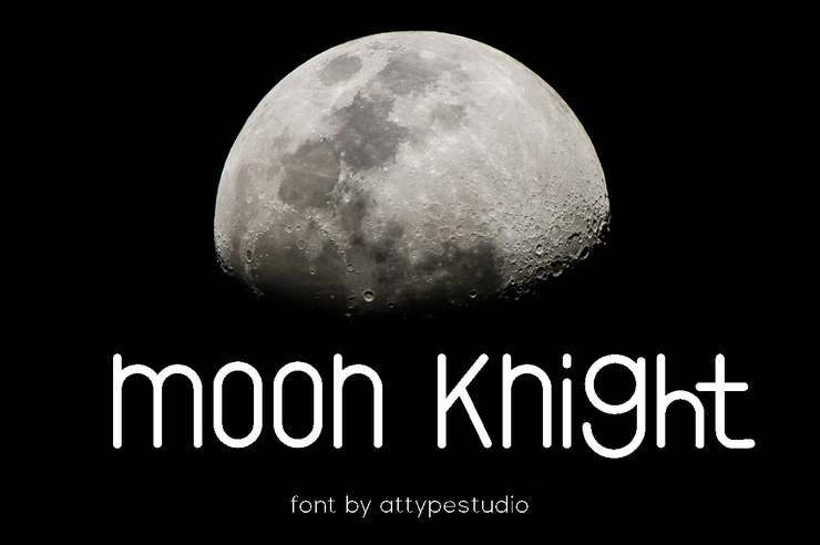 MOON KNIGHT字体 1