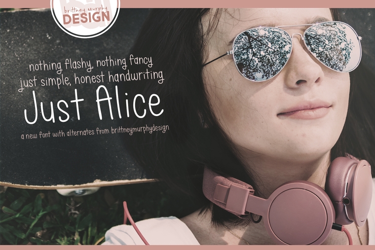 Just Alice字体 3