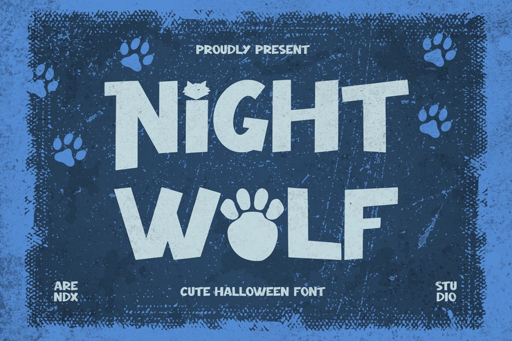Night Wolf字体 1