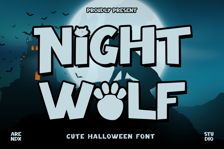 Night Wolf字体 6