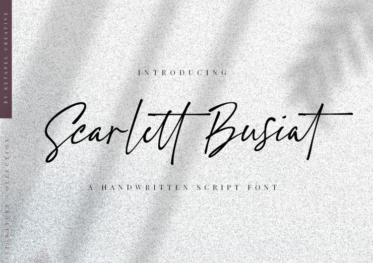 Scarlett Busiat字体 1