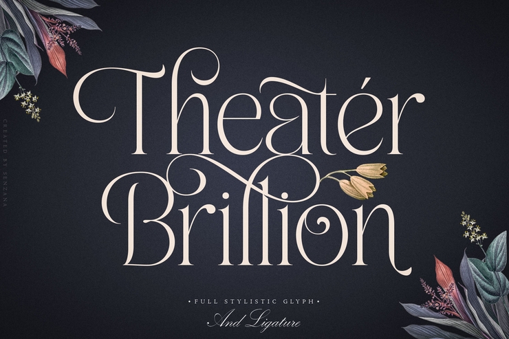 Theater Brillion字体 5