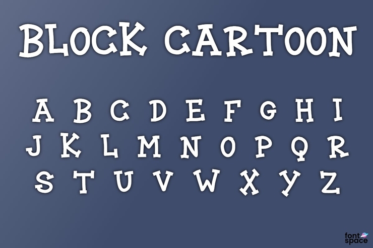 BLOCK CARTOON字体 1