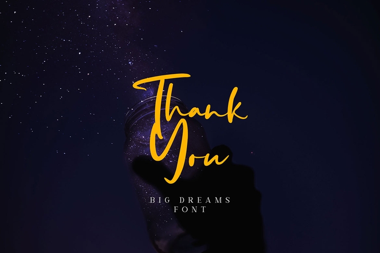 Big Dreams字体 5