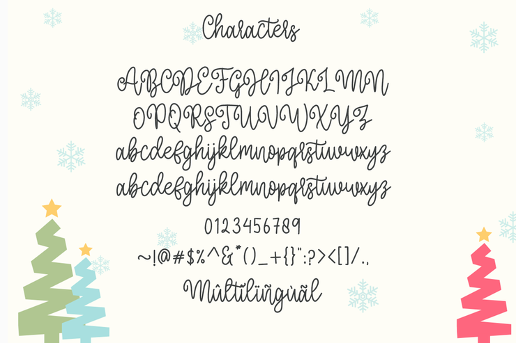 Morning Christmas Script字体 1