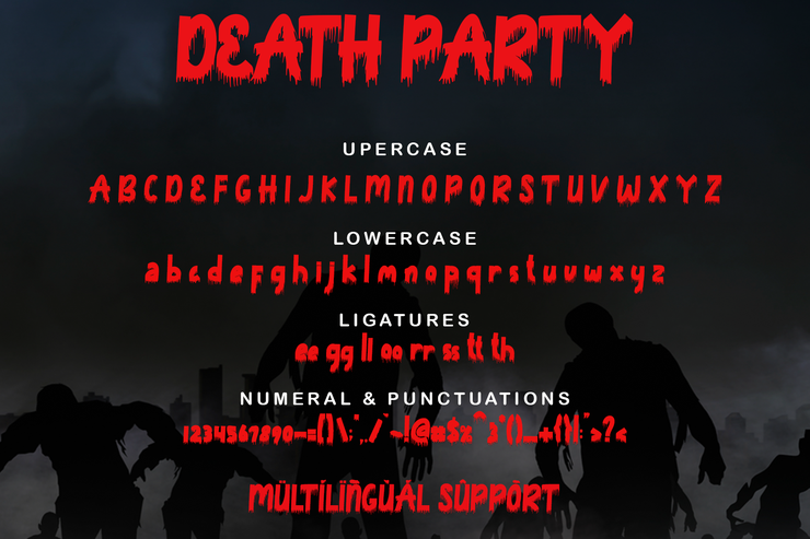 Death Party字体 5