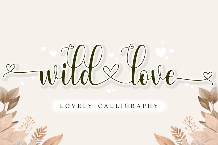 Wild Love字体 6