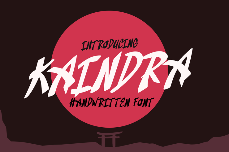 Kaindra字体 4