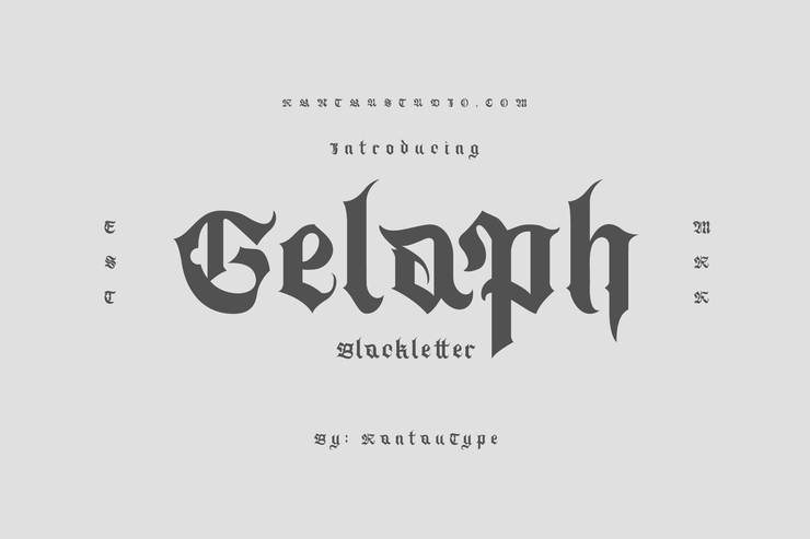 Gelaph字体 2