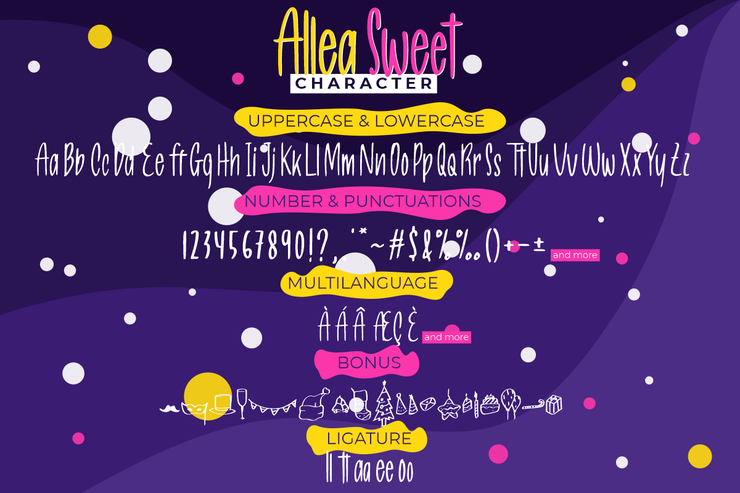 Allea Sweet字体 4