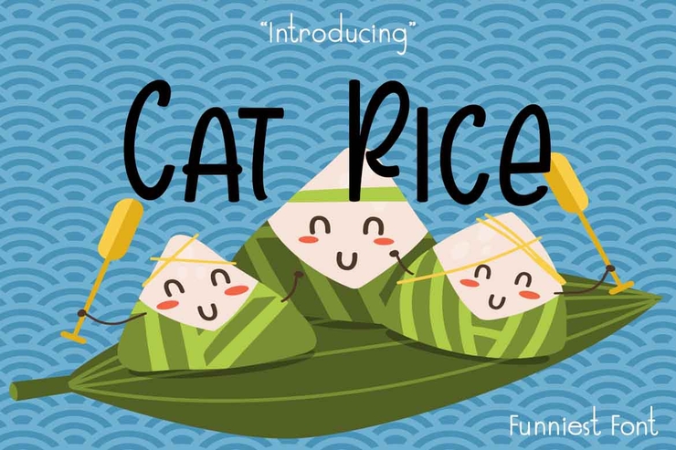 Cat Rice字体 3