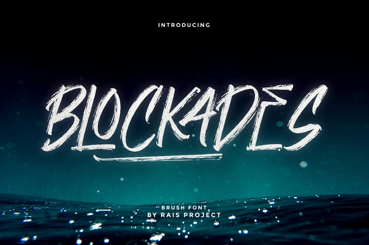 Blockades字体 1