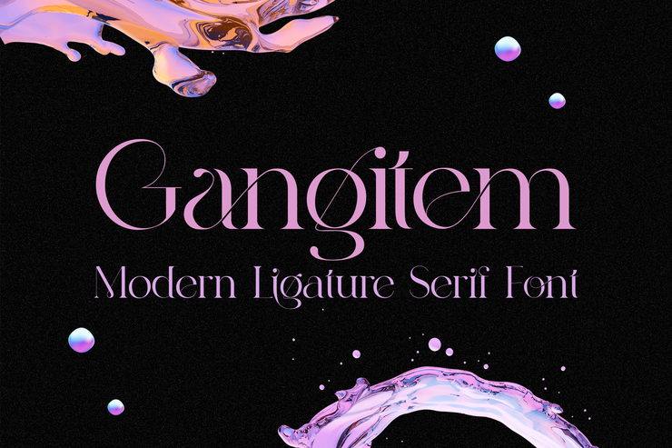 Gangitem字体 6