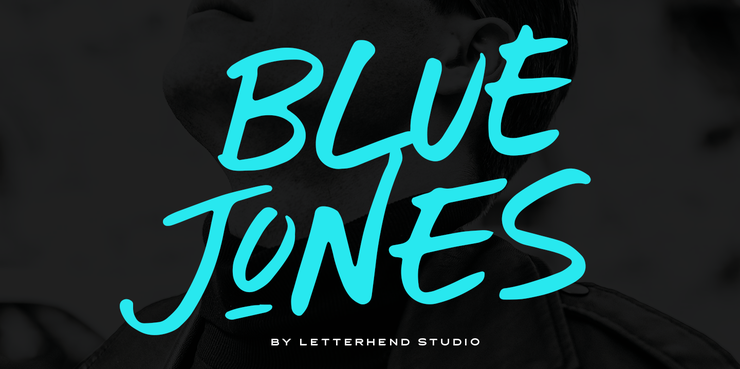 Blue Jones字体 1
