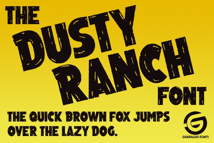 Dusty Ranch字体 1