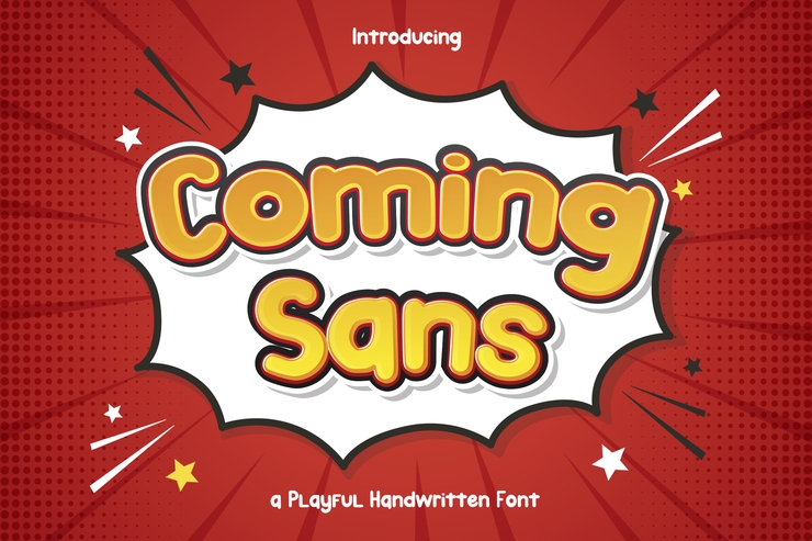 Coming Sans字体 7