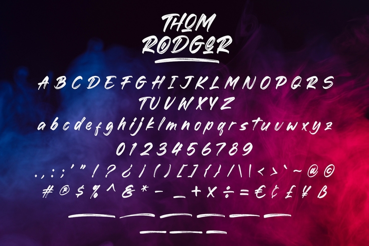 Thom Rodger字体 1