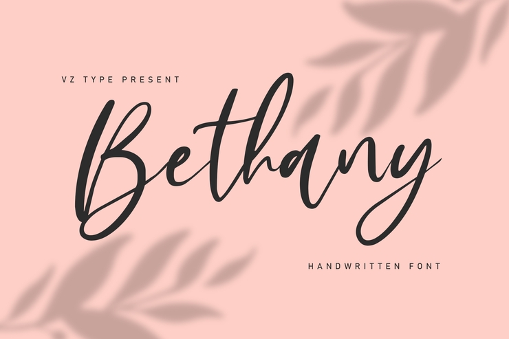 Bethany Signature字体 1