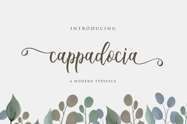 cappadocia字体 1