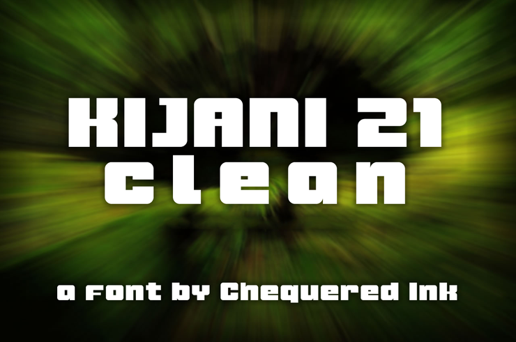 Kijani 21 Clean字体 1