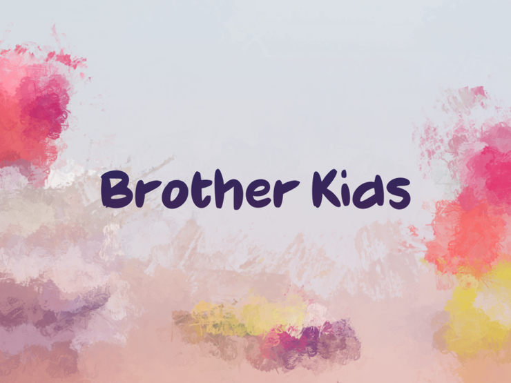 b Brother Kids字体 1