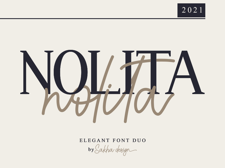 Nolita Serif字体 1