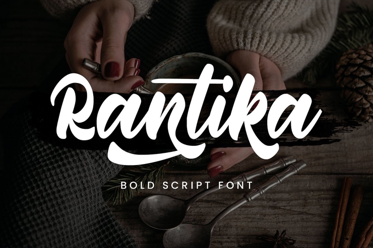 Rantika字体 3