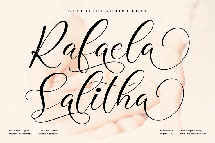 Rafaela Salitha字体 6