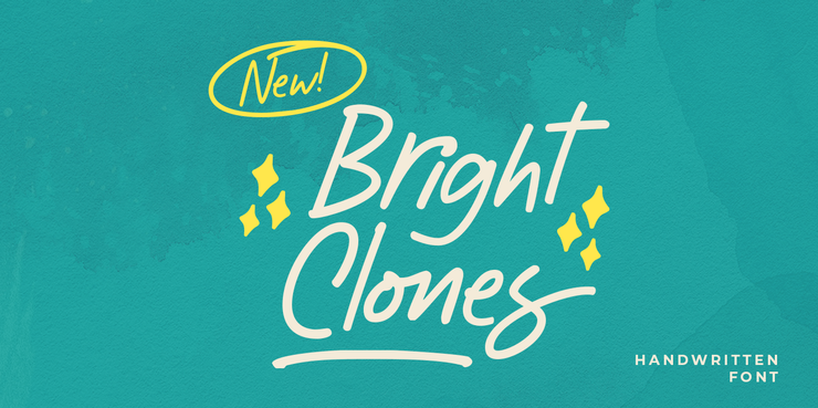 Bright Clones字体 1
