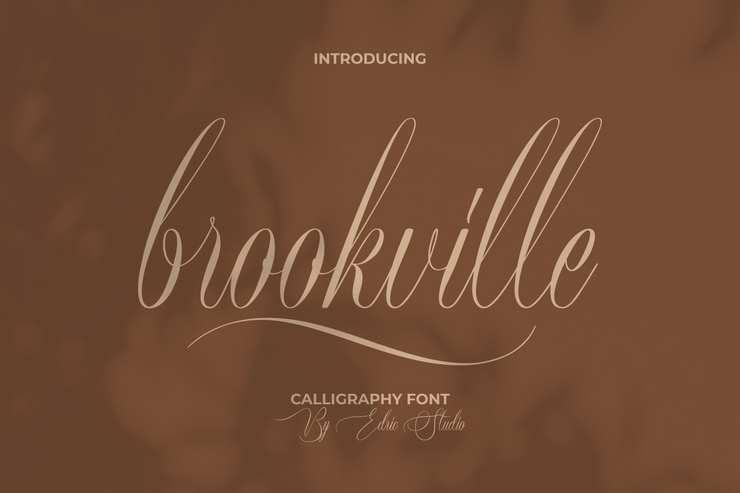 Brookville字体 1