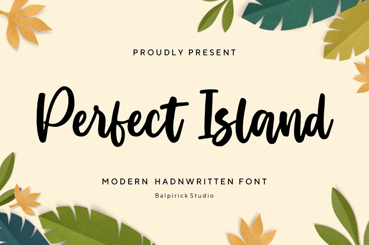 Perfect Island字体 1
