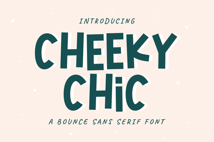 Cheeky Chic _ PERSONALUSE字体 7