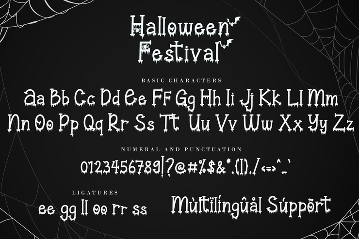 Halloween Festival字体 5