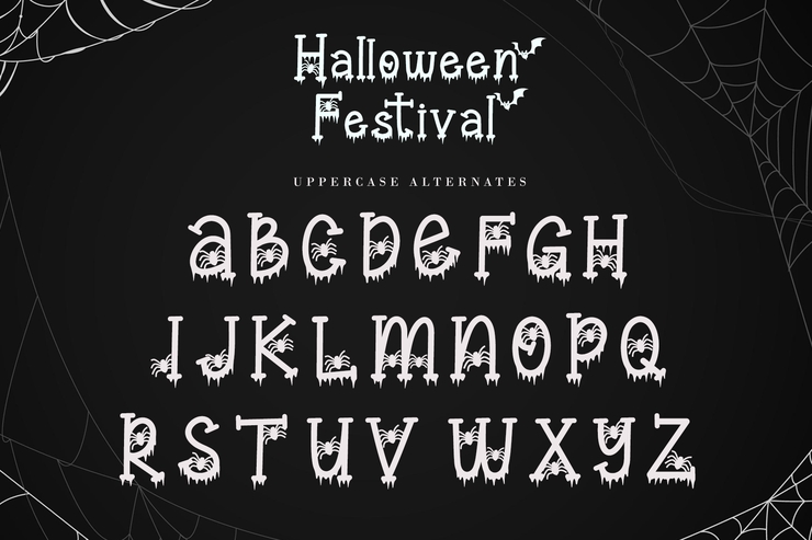 Halloween Festival字体 8