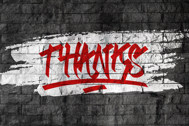 Thishub Graffiti字体 3