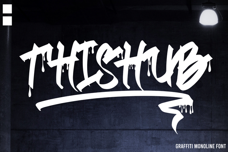 Thishub Graffiti字体 5