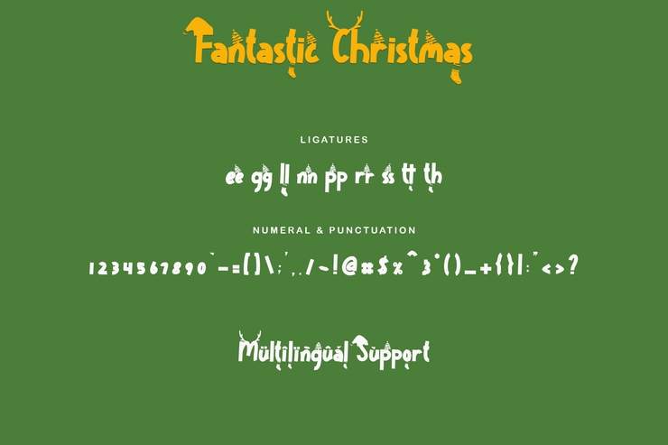Fantastic Christmas字体 9