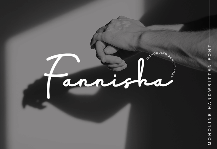Fannisha字体 1