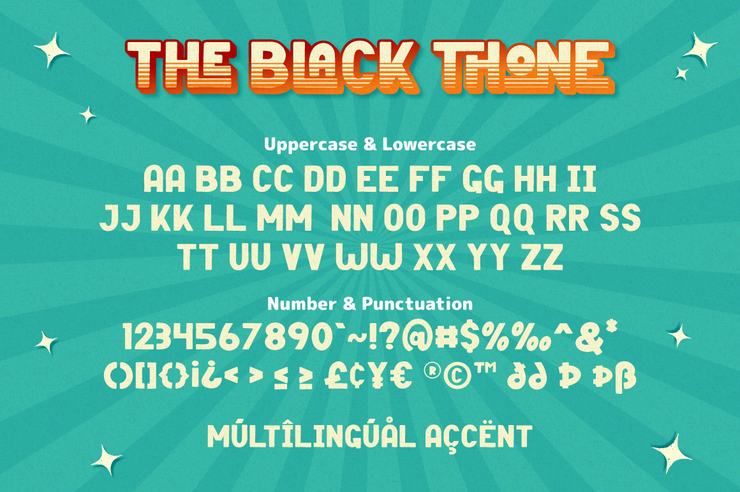 Black Thone字体 5