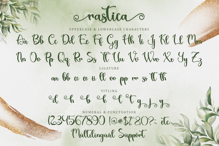 Rastica字体 1