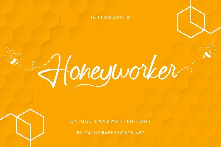 Honeyworker字体 1