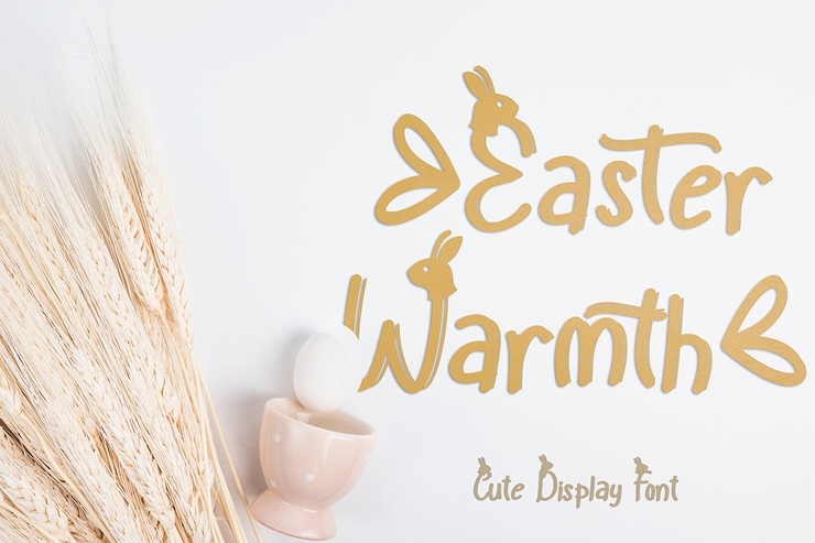 Easter Warmth字体 5