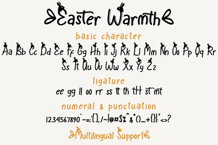 Easter Warmth字体 6