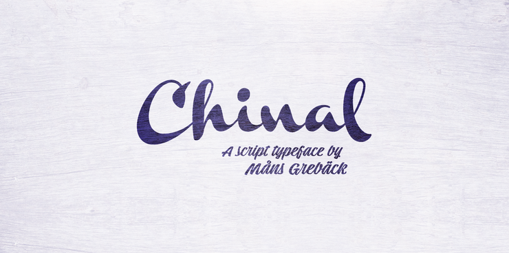 Chinal字体 2